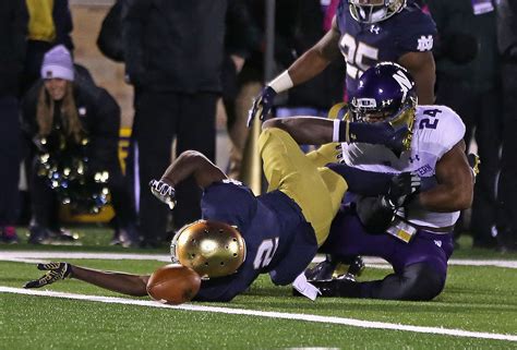 notre dame score last night